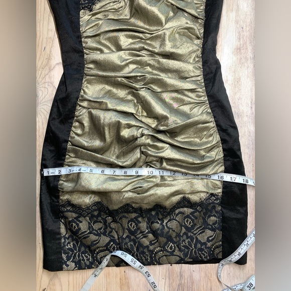 Jessica McClintock Ruched Front Cocktail Dress - Picture 13 of 17